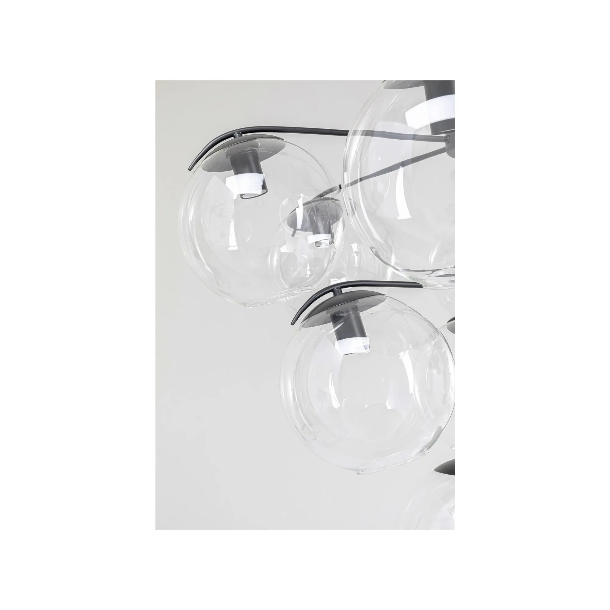 KARE Design Suspension Lasmina 10 Globes Noire ^ Lustre & Suspension