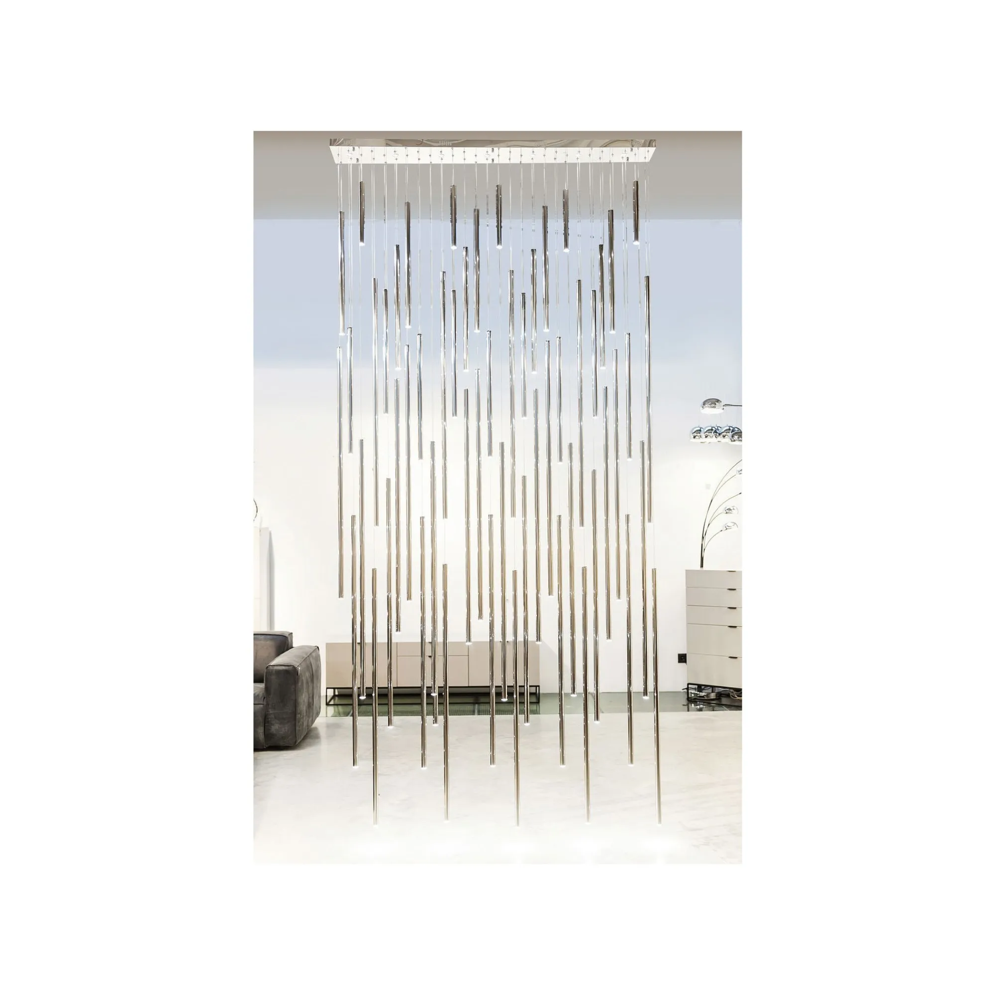 KARE Design Suspension Living Vegas Deluxe Chrome ^ Lustre & Suspension