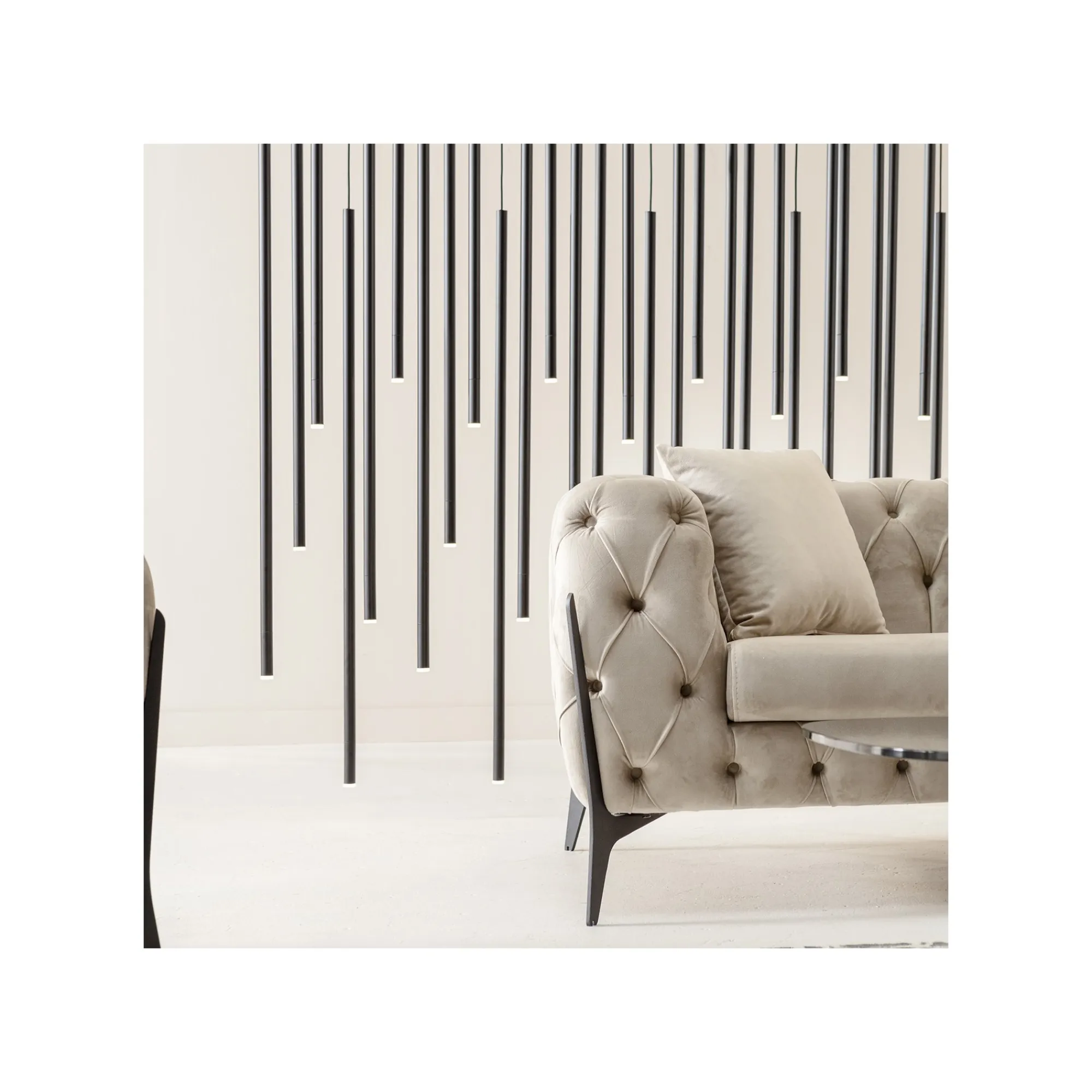 KARE Design Suspension Living Vegas Deluxe Noire ^ Lustre & Suspension