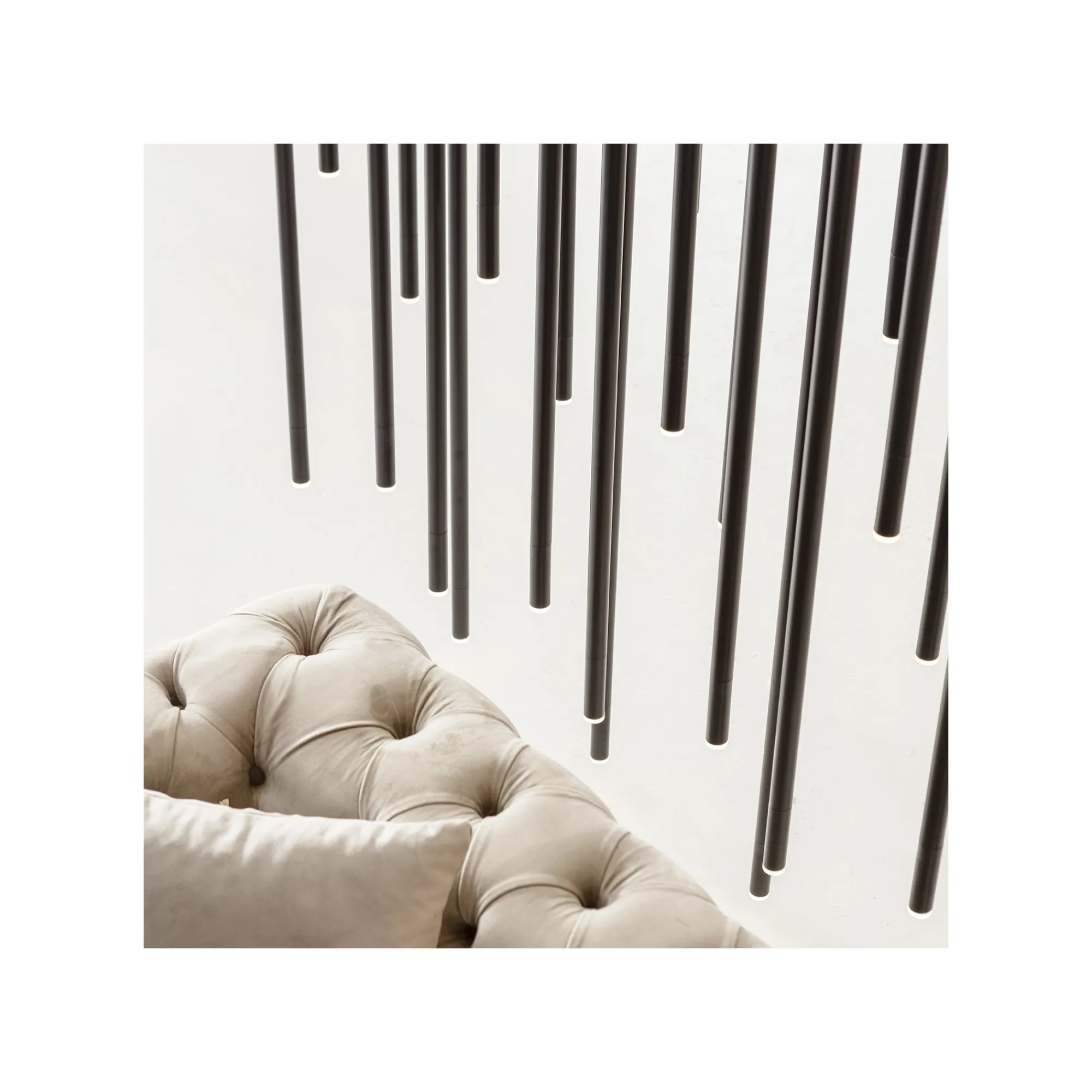 KARE Design Suspension Living Vegas Deluxe Noire ^ Lustre & Suspension