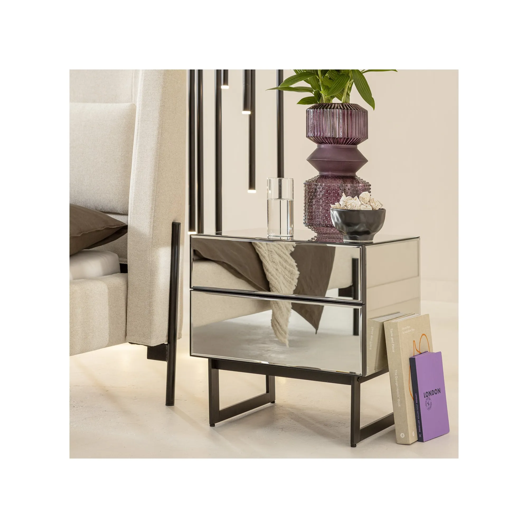 KARE Design Suspension Living Vegas Deluxe Noire ^ Lustre & Suspension