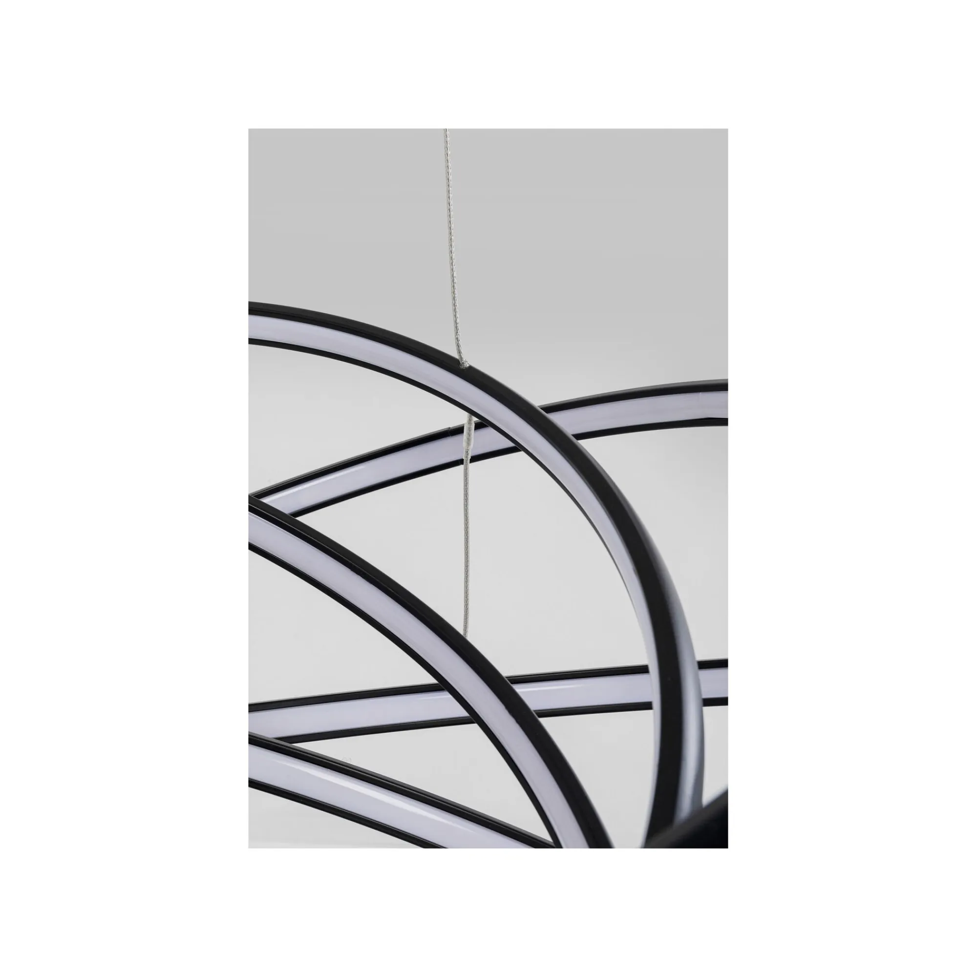 KARE Design Suspension Saturn LED Noire ^ Lustre & Suspension