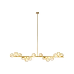 KARE Design Suspension Scala Balls 150cm Dorée ^ Lustre & Suspension
