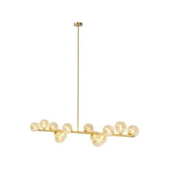 KARE Design Suspension Scala Balls 150cm Dorée ^ Lustre & Suspension