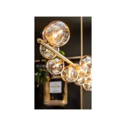 KARE Design Suspension Scala Balls 150cm Dorée ^ Lustre & Suspension