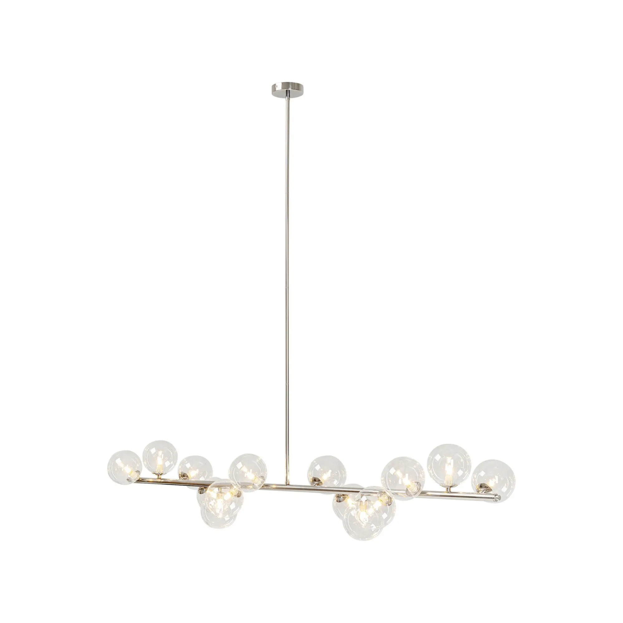 KARE Design Suspension Scala Balls 150cm Chromée ^ Lustre & Suspension