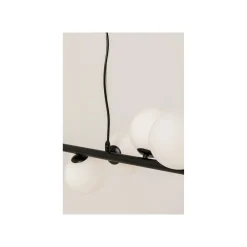 KARE Design Suspension Scala Balls Milky 150cm Noire ^ Lustre & Suspension