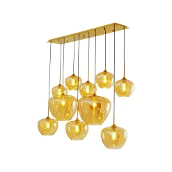 KARE Design Suspension Sphere Ambrée 160cm ^ Lustre & Suspension