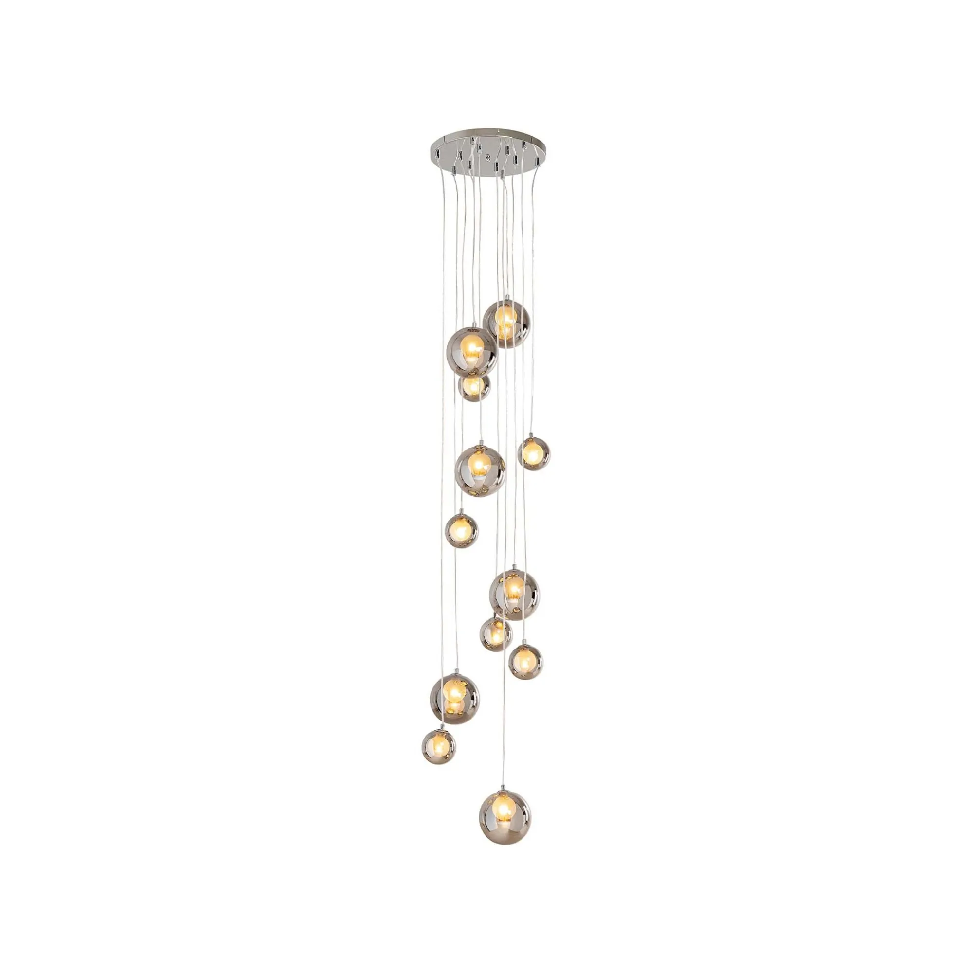 KARE Design Suspension Symphony Chromée ^ Lustre & Suspension