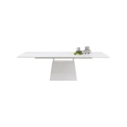 KARE Design Table à Rallonge Benvenuto Rectangle Blanche ^ Table