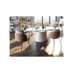 KARE Design Table à Rallonge Benvenuto Blanche ^ Table