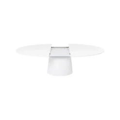 KARE Design Table à Rallonge Benvenuto Blanche ^ Table