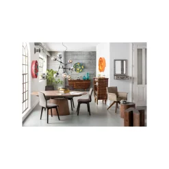 KARE Design Table à Rallonge Benvenuto Noyer ^ Table
