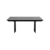 KARE Design Table à Rallonges Novel 180x90cm Noire ^ Table