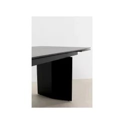 KARE Design Table à Rallonges Novel 180x90cm Noire ^ Table