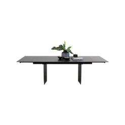 KARE Design Table à Rallonges Novel 180x90cm Noire ^ Table
