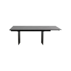 KARE Design Table à Rallonges Novel 180x90cm Noire ^ Table
