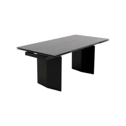 KARE Design Table à Rallonges Novel 180x90cm Noire ^ Table