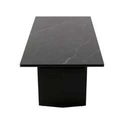 KARE Design Table à Rallonges Novel 180x90cm Noire ^ Table