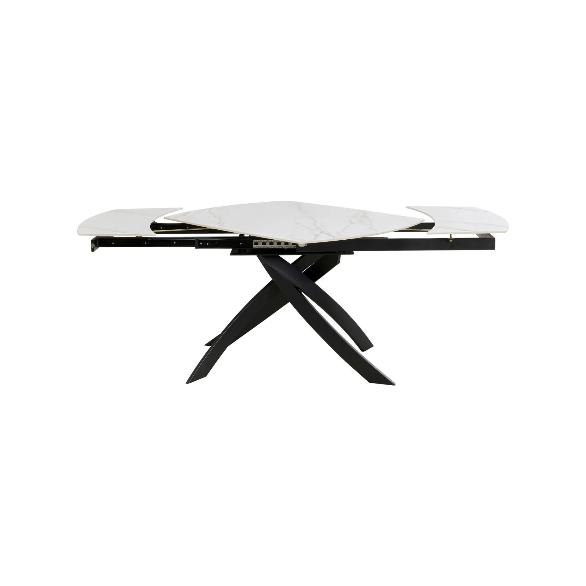 KARE Design Table à Rallonges Twist 180x90cm Blanche ^ Table