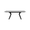 KARE Design Table à Rallonges Xenia 200x80cm Noire ^ Table