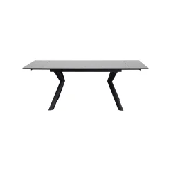 KARE Design Table à Rallonges Xenia 200x80cm Noire ^ Table