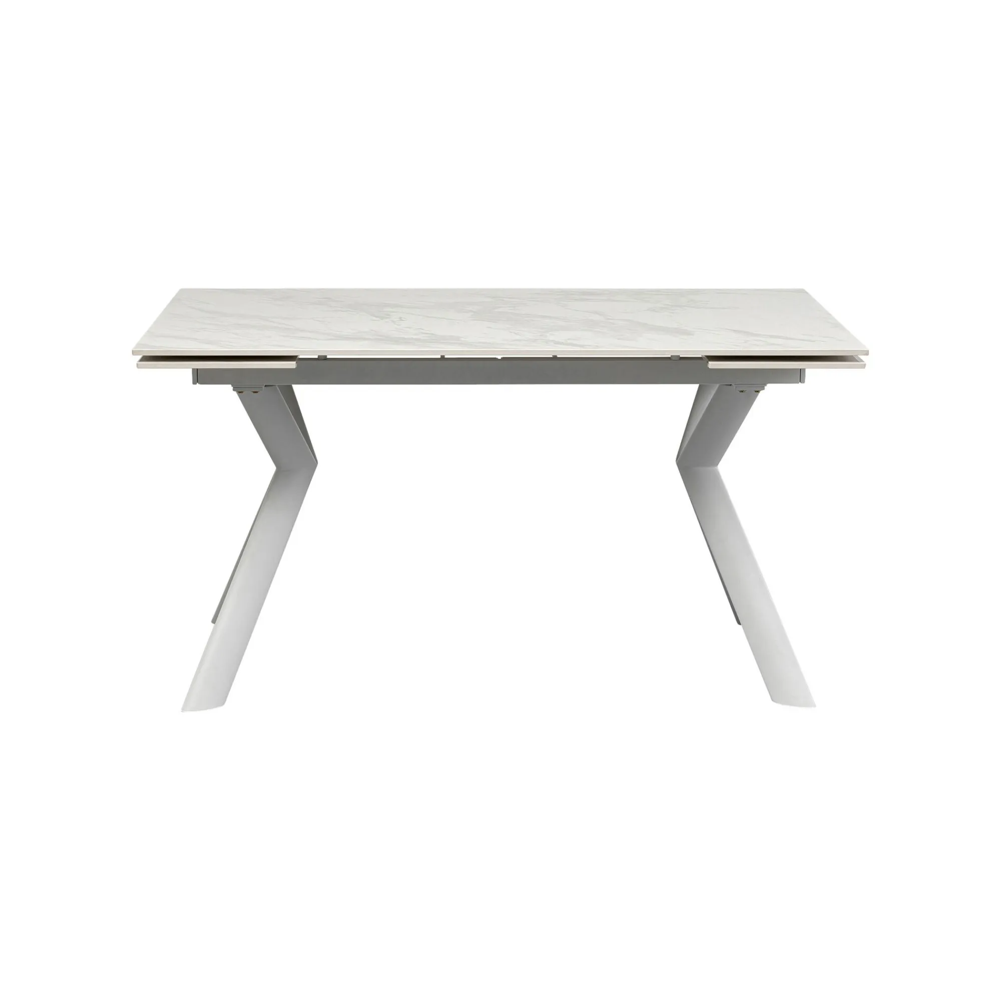 KARE Design Table à Rallonges Xenia 200x80cm Blanche ^ Table