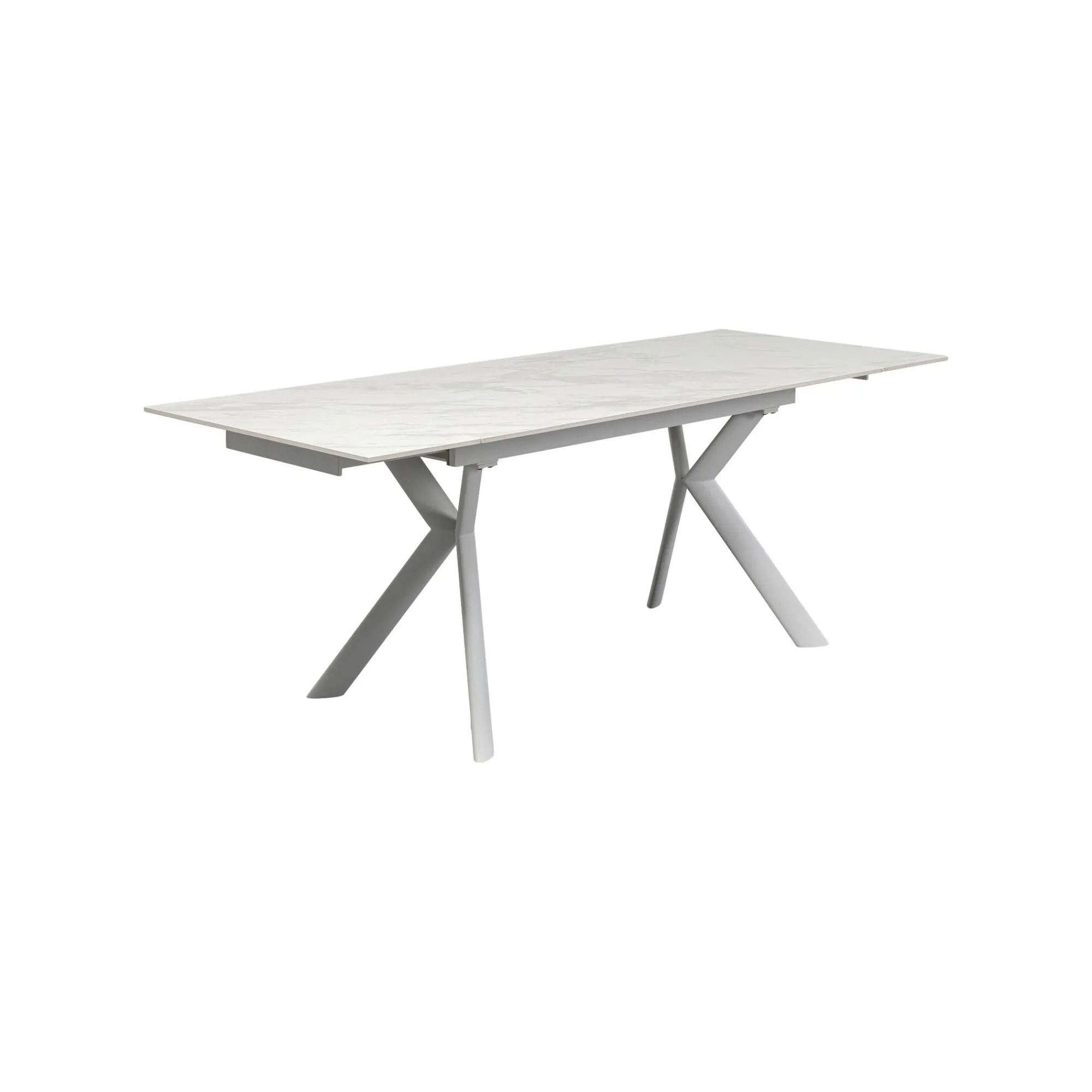KARE Design Table à Rallonges Xenia 200x80cm Blanche ^ Table