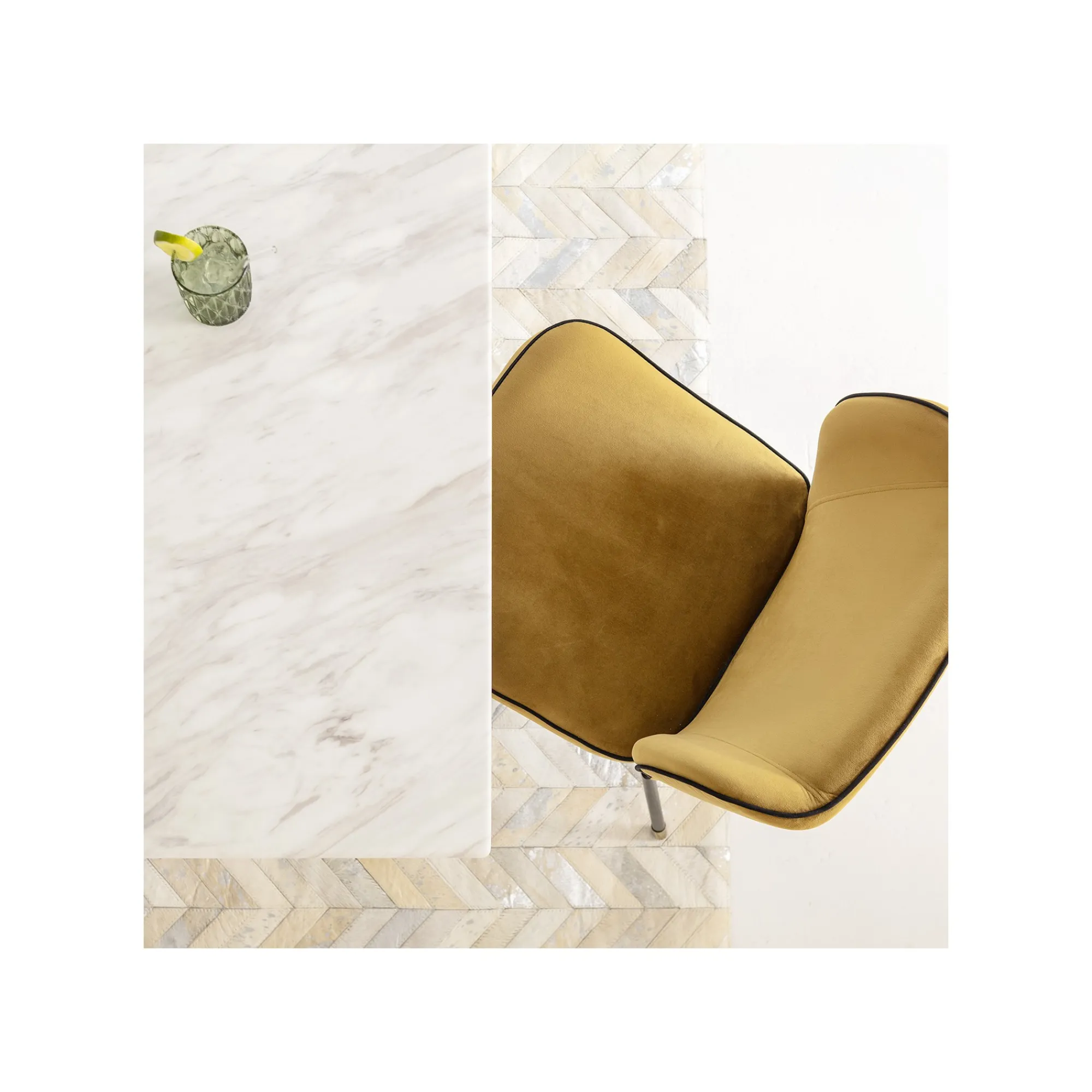 KARE Design Table Artistico Marbre Blanc 160x90cm ^ Table