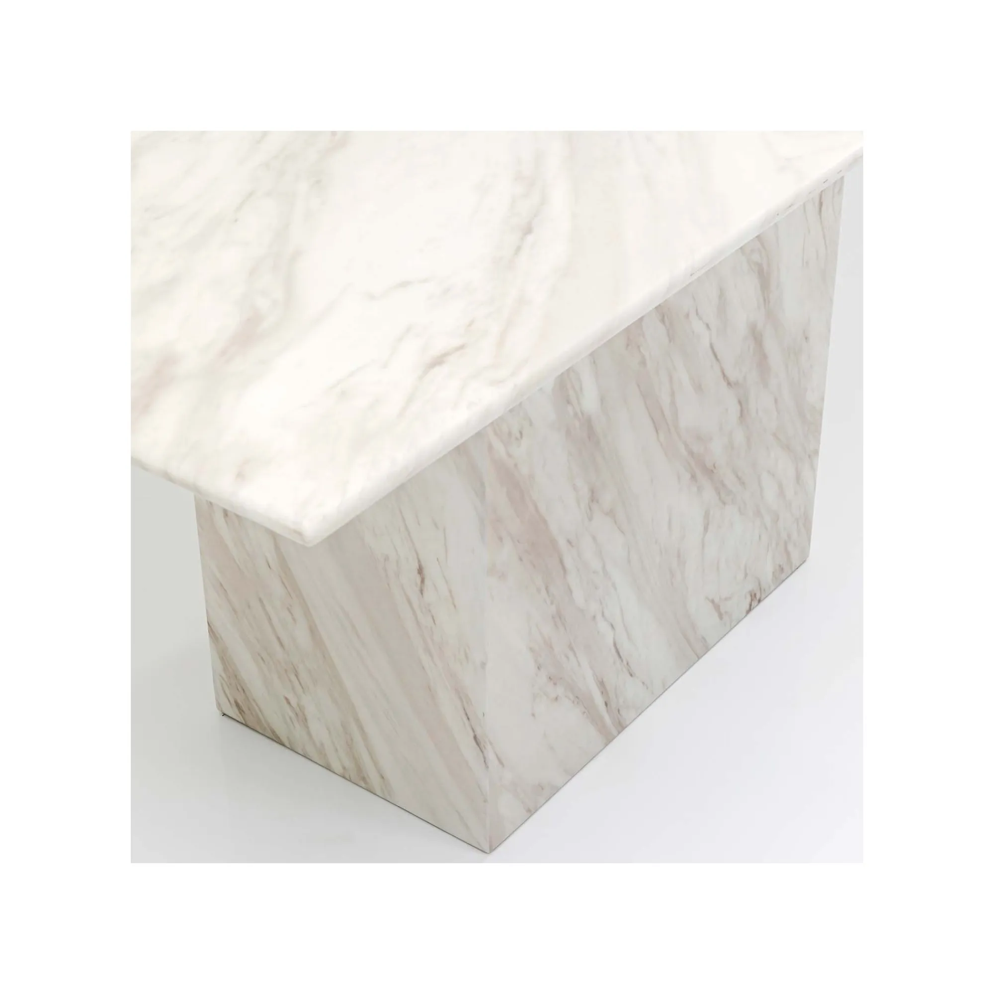 KARE Design Table Artistico Marbre Blanc 160x90cm ^ Table