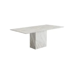 KARE Design Table Artistico Marbre Blanc 200x100cm ^ Table