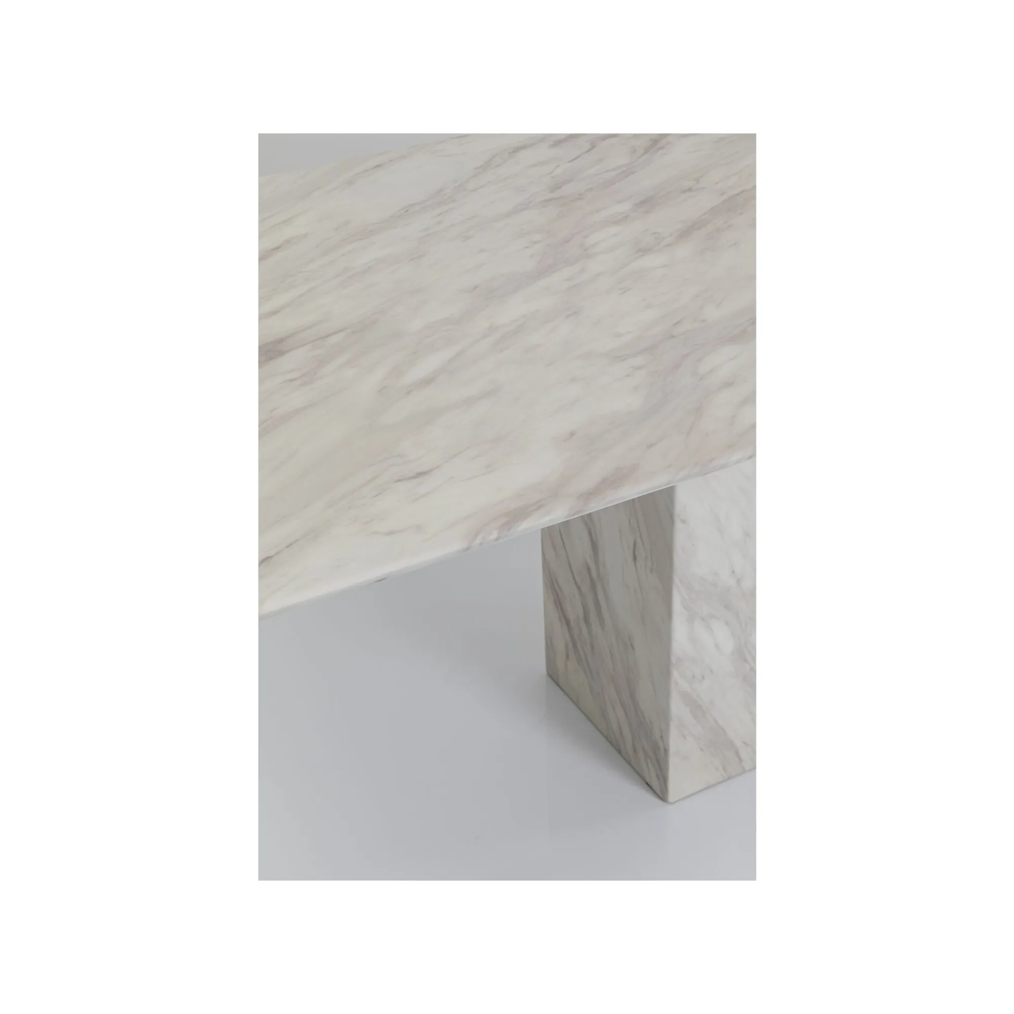 KARE Design Table Artistico Marbre Blanc 200x100cm ^ Table