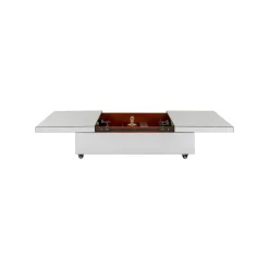 KARE Design Table Basse Bar Luxury Argent 39x120cm ^ Coffre & Malle|Table Basse