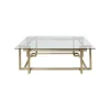 KARE Design Table Basse Clara 120x120cm Dorée ^ Table Basse