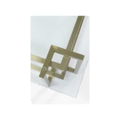 KARE Design Table Basse Clara 120x120cm Dorée ^ Table Basse