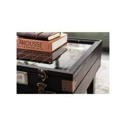 KARE Design Table Basse Collector 122x55cm Noire ^ Table Basse
