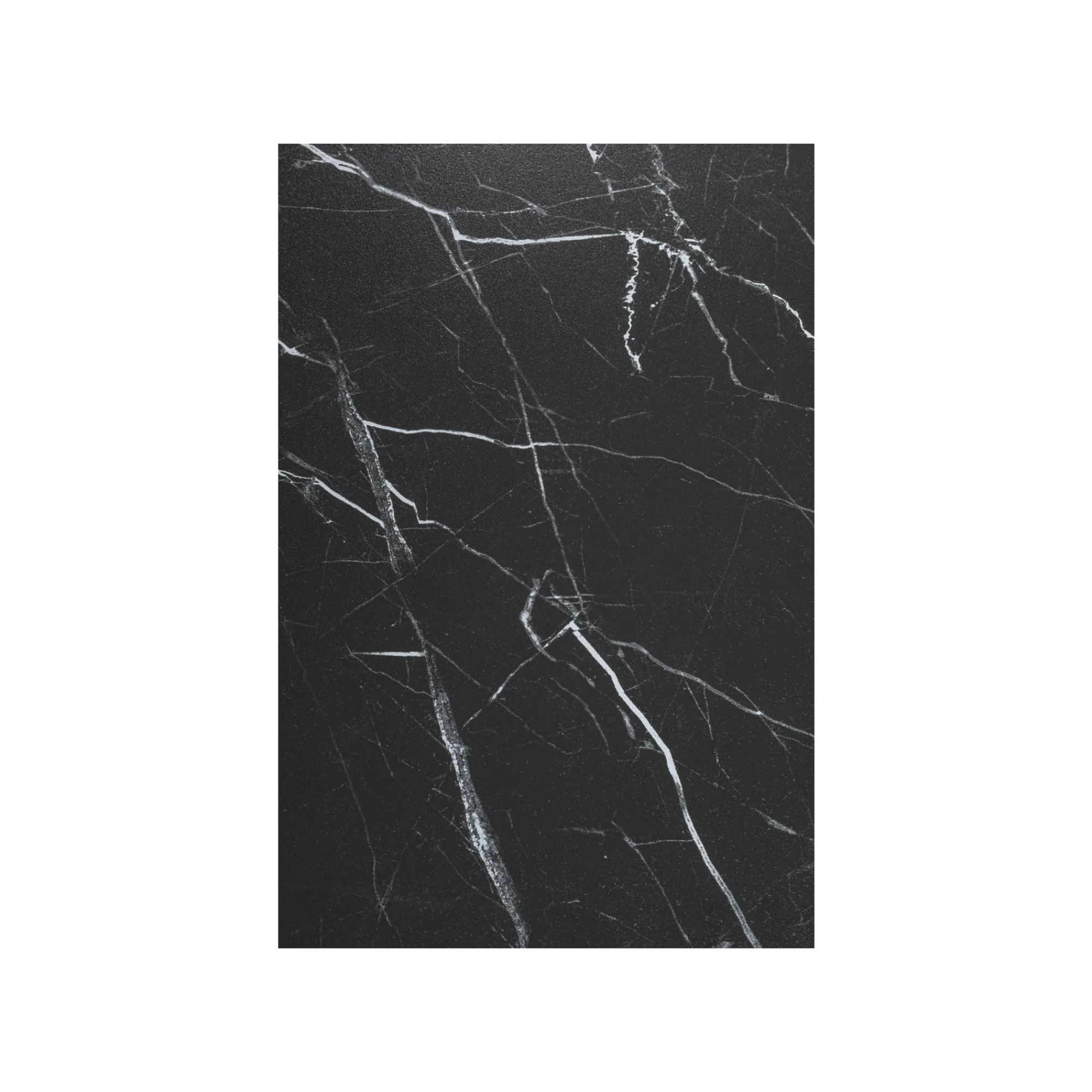 KARE Design Table Basse Effet Marbre Noir Double 86cm ^ Table Basse