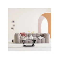 KARE Design Table Basse Franklin Effet Marbre Blanc ^ Table Basse