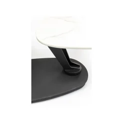 KARE Design Table Basse Franklin Effet Marbre Blanc ^ Table Basse