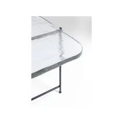 KARE Design Table Basse Ice 63x46cm Pieds Noirs ^ Table Basse