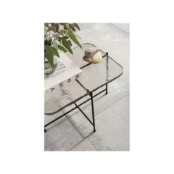 KARE Design Table Basse Ice 63x46cm Pieds Noirs ^ Table Basse