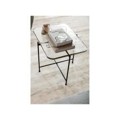 KARE Design Table Basse Ice 63x46cm Pieds Noirs ^ Table Basse