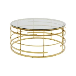 KARE Design Table Basse Jupiter 100cm Dorée ^ Table Basse