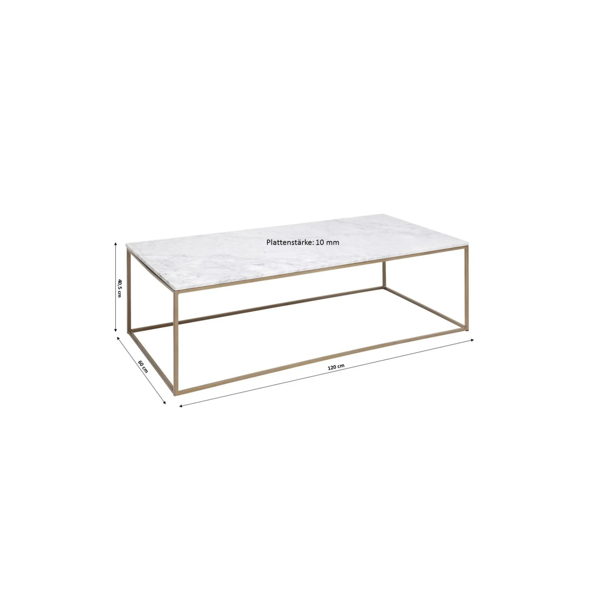 KARE Design Table Basse Key West 120x60cm Blanche ^ Table Basse