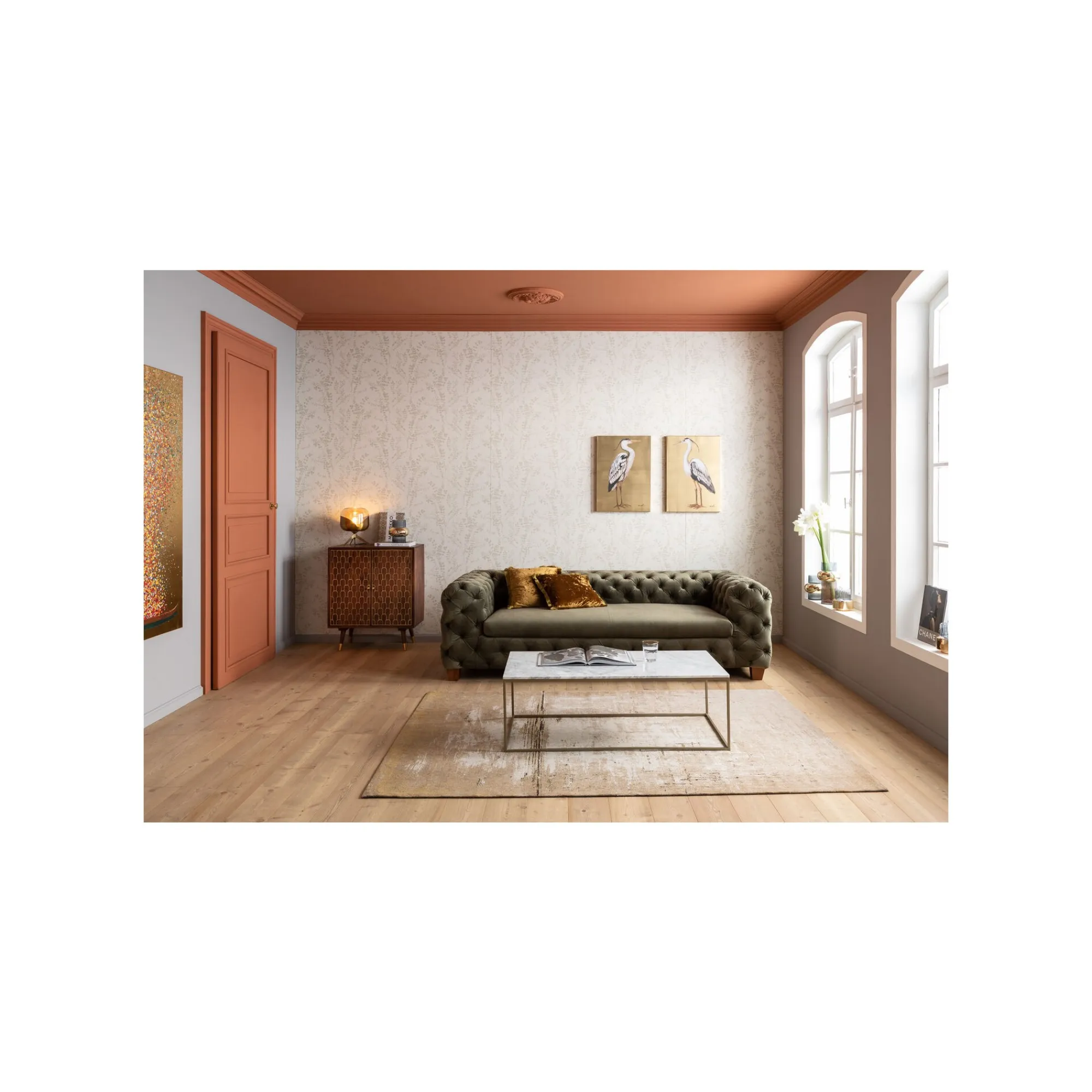 KARE Design Table Basse Key West 120x60cm Blanche ^ Table Basse