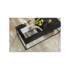 KARE Design Table Basse Key West 120x60cm Noire ^ Table Basse