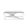 KARE Design Table Basse Laser 120x60cm Chromée ^ Table Basse