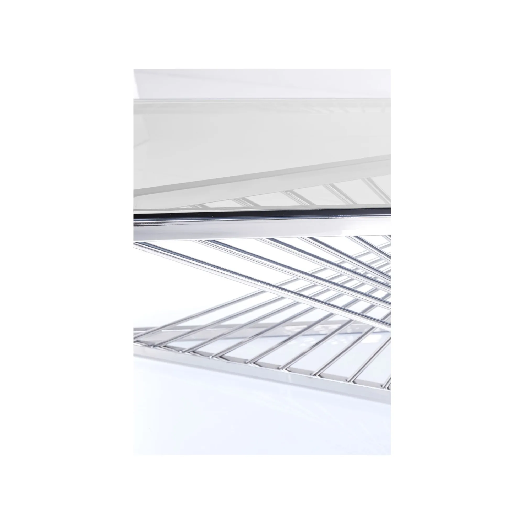 KARE Design Table Basse Laser 120x60cm Chromée ^ Table Basse