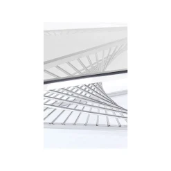 KARE Design Table Basse Laser 120x60cm Chromée ^ Table Basse