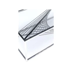 KARE Design Table Basse Laser 120x60cm Chromée ^ Table Basse